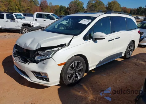 2019 Honda Odyssey Elite from USA, damaged, VIN 5FNRL6H93KB010711